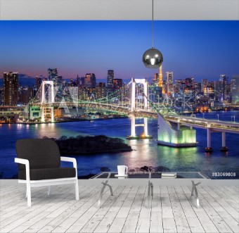 Picture of Tokyo Rainbow Bridge und Tokyo Tower